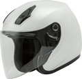 OF-17 OPEN-FACE HELMET PEARL WHITE XS