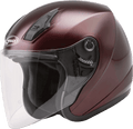 OF-17 OPEN-FACE HELMET WINE RED 2X