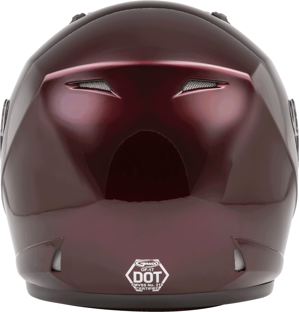 OF-17 OPEN-FACE HELMET WINE RED 2X