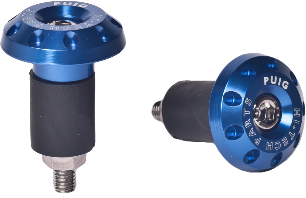BAR ENDS RACE UNIVERSAL BLUE PAIR