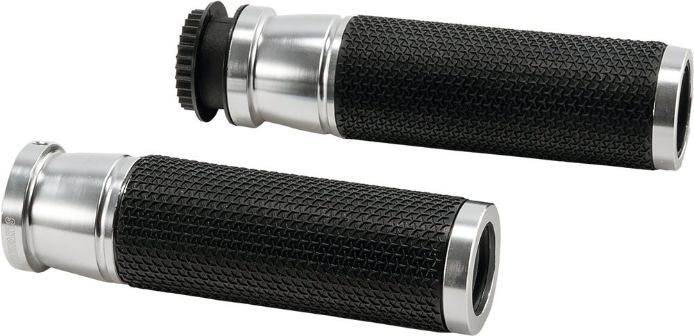 GRIPS HI-TECH ACCENT SILVER PAIR