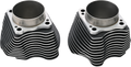 BIG BORE CYLINDER M8 124 BLACK W/MACHINED FINS  PR