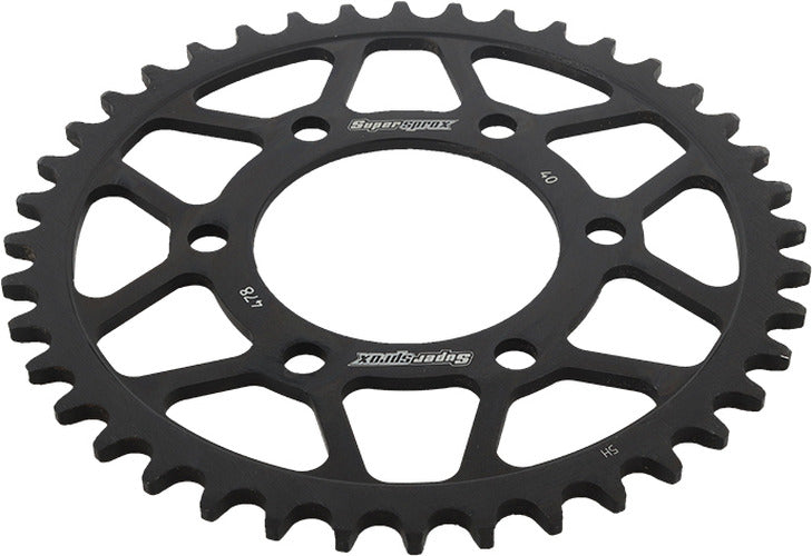REAR SPROCKET STEEL 40T-520 BLK KAW/POL