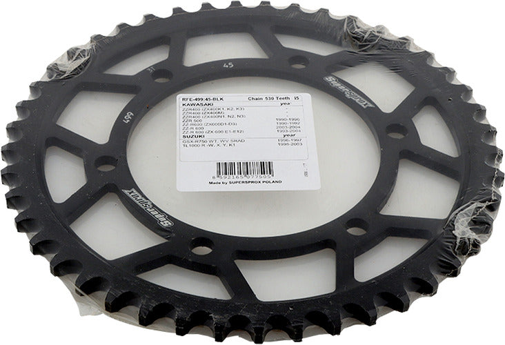 REAR SPROCKET STEEL 45T-530 BLK KAW