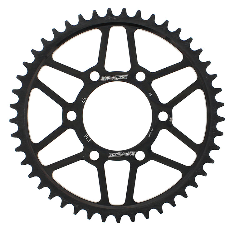 REAR SPROCKET STEEL 45T-530 BLK SUZ
