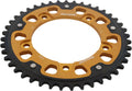 REAR STEALTH SPROCKET ALU/STL 43T-525 GLD SUZ/TRI