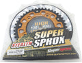 REAR STEALTH SPROCKET ALU/STL 43T-525 GLD SUZ/TRI