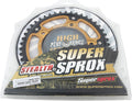 REAR STEALTH SPROCKET ALU/STL 45T-525 GLD SUZ/TRI