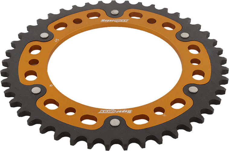 REAR STEALTH SPROCKET ALU/STL 45T-525 GLD BMW