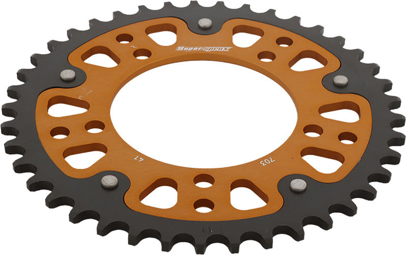 REAR STEALTH SPROCKET ALU/STL 41T-520 GLD BMW