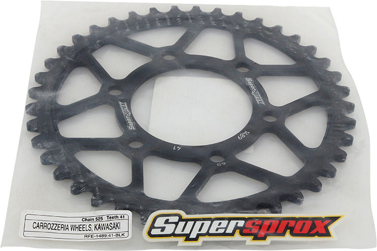 REAR SPROCKET STEEL 41T-525 BLK KAW