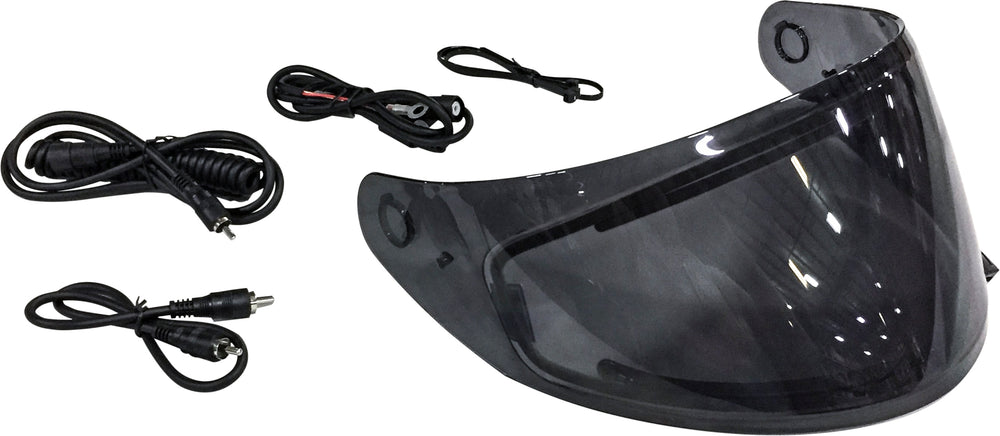 SHIELD ELECTRIC LENS SMOKE W/CORD KIT FF-98