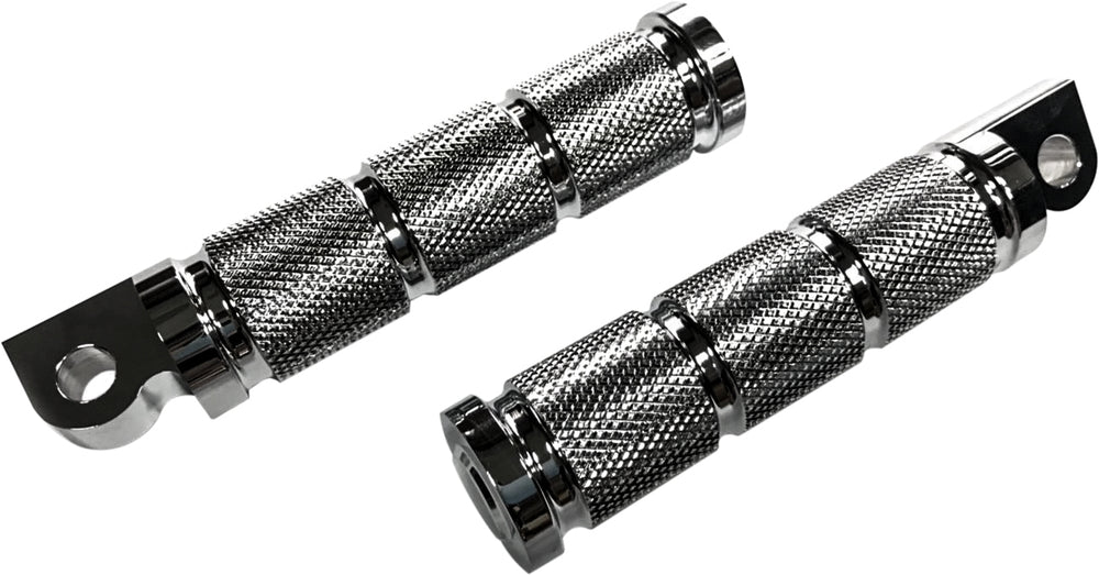 RIDER FOOTPEGS RETRO CHROME 86-17