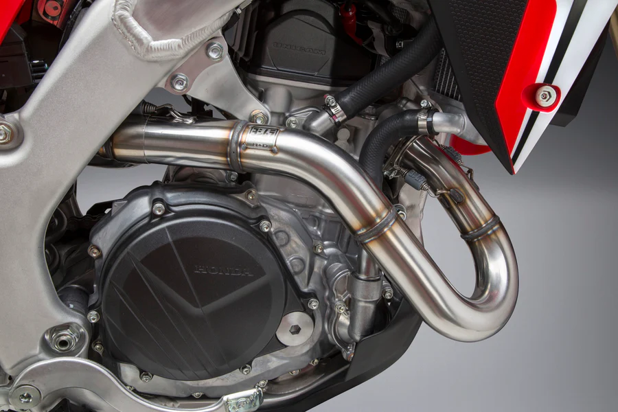 RS-9T HEADER/CANISTER/END CAP EXHAUST DUAL SYSTEM SS-AL-CF