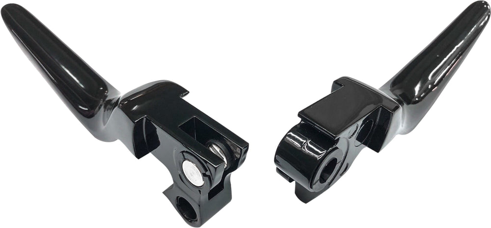 LSR LEVER SET BLACK BIG TWIN 96-16 XL 96-03 W/CABLE CLUTCH