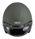 OF-2 OPEN-FACE HELMET MATTE GREEN SM