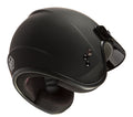OF-2 OPEN-FACE HELMET MATTE BLACK 2X