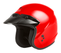 OF-2 OPEN-FACE HELMET RED XL
