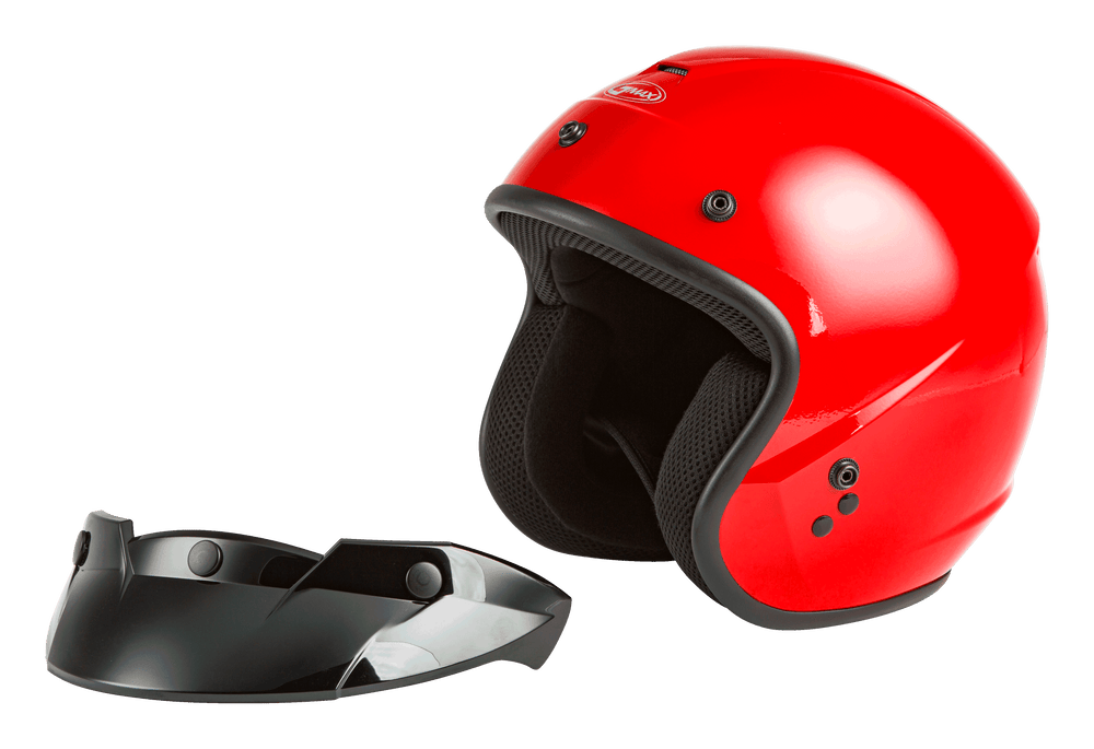 OF-2 OPEN-FACE HELMET RED XS