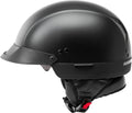 HH-75 HALF HELMET MATTE BLACK XL