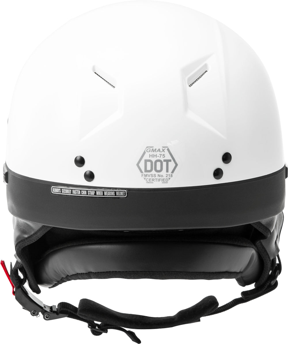 HH-75 HALF HELMET WHITE XS