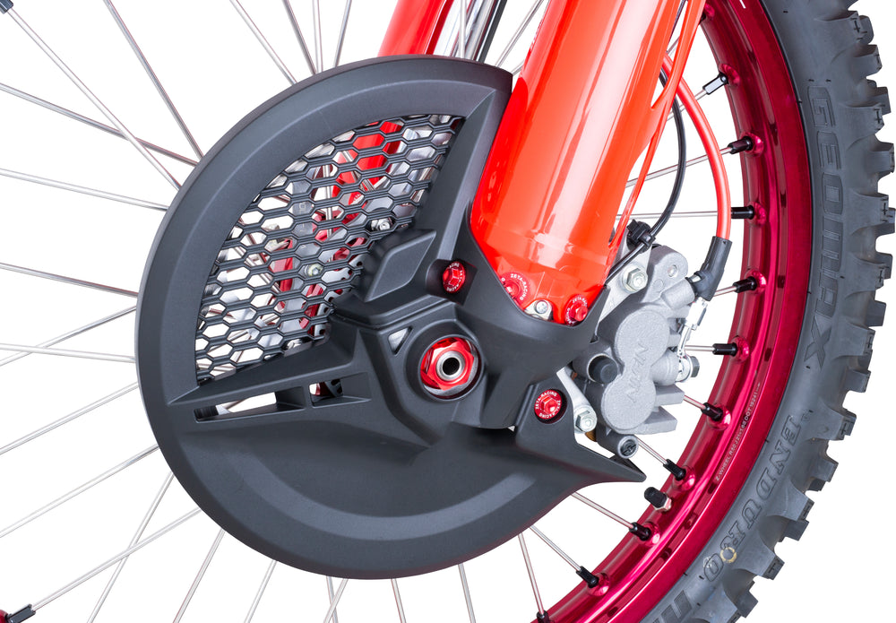 AXLE NUT M16X22-P1.5 H11 RED