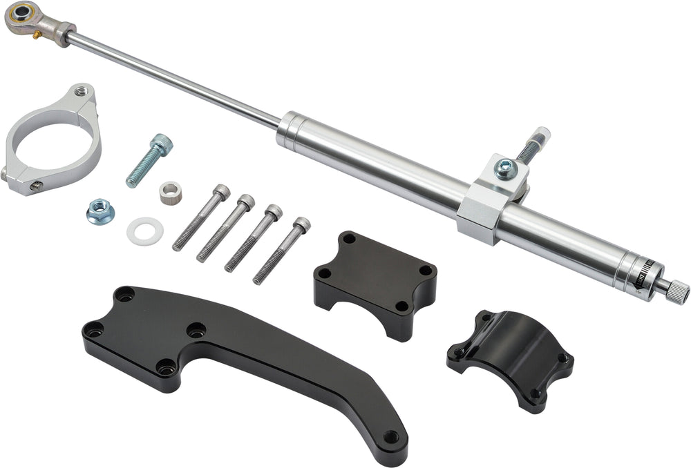 STEERING DAMPER SILVER 17-25 FLT