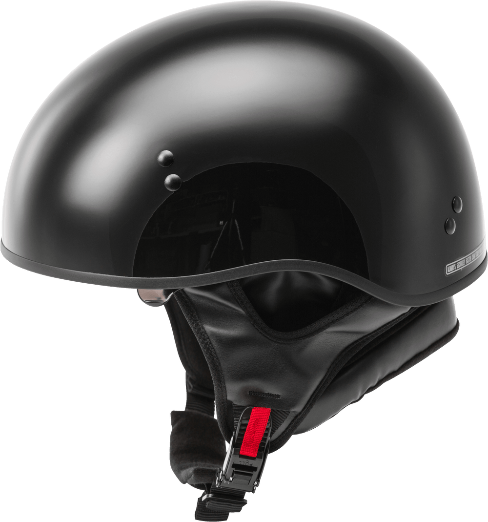 HH-65 HALF HELMET NAKED BLACK LG