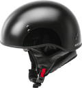 HH-65 HALF HELMET NAKED BLACK LG