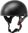 HH-65 HALF HELMET NAKED MATTE BLACK 2X