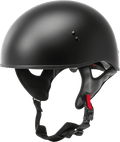 HH-65 HALF HELMET NAKED MATTE BLACK SM
