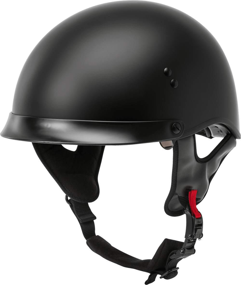 HH-65 HALF HELMET FULL DRESSED MATTE BLACK XS