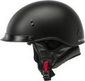 HH-65 HALF HELMET FULL DRESSED MATTE BLACK XS