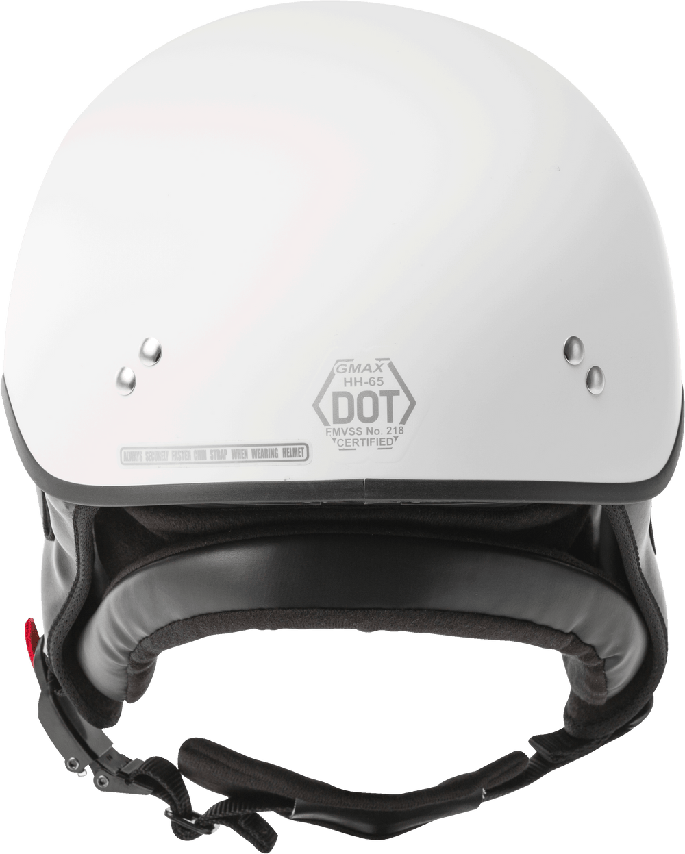 HH-65 HALF HELMET FULL DRESSED MATTE WHITE 2X