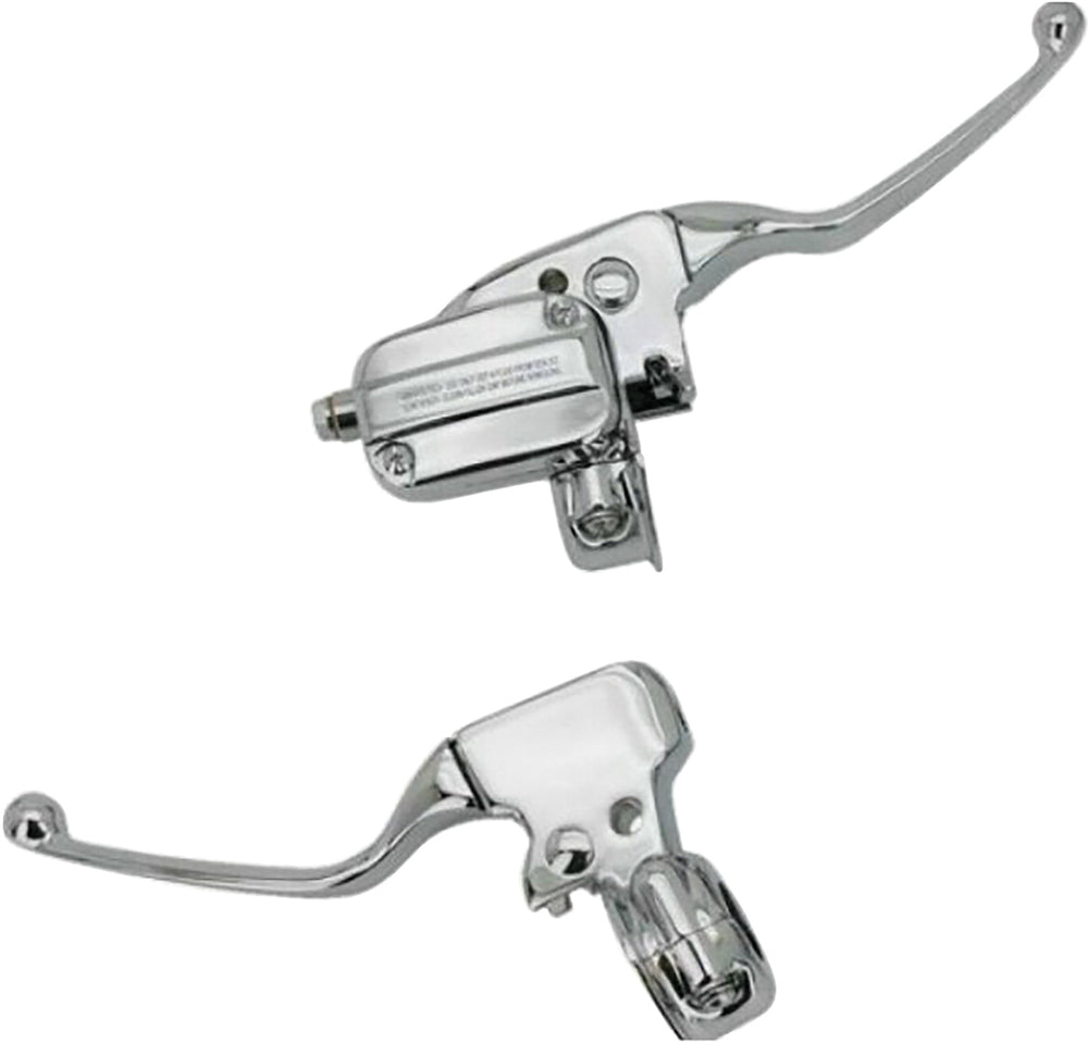 HANDLEBAR CONTROL KIT CHR CABLE CLUTCH `08-13 FLH/T