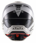 S-M5 RAYON HELMET MATTE LIGHT GREY/BLK/SLVR XL