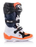TECH 7S BOOTS BLACK/WHITE/ ORANGE FLUO SZ 08