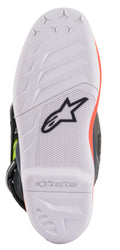 TECH 7S BOOTS DARK GREY/ RED FLUO/YELLOW FLUO SZ 06