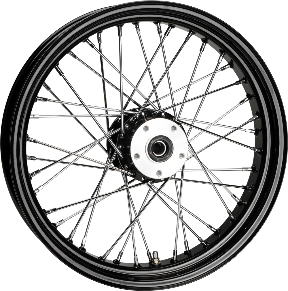 RR 40-SPK BLACK 18X3.5 BT/XL-HUB 3/4" AXL 00 LTR