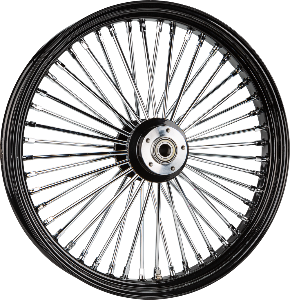 FR 48-SPK DD BLACK 23X3.5 FLT-HUB 25M AXL 00 LTR