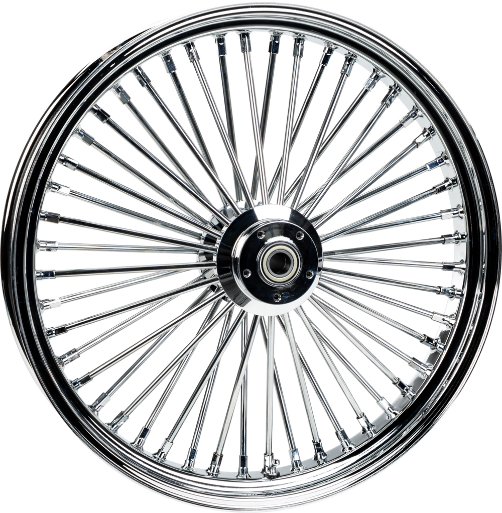 FR 48-SPK DD CHROME 23X3.5 WG-HUB 25M AXL 00 LTR