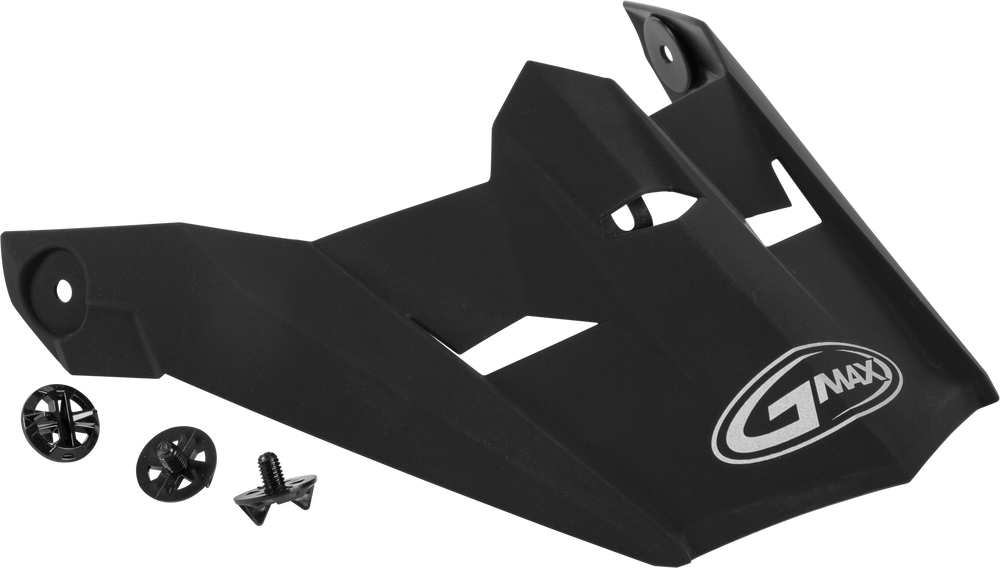 VISOR W/SCREWS MX-46Y MATTE BLACK
