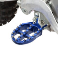 ALUMINUM FOOTPEGS BLUE
