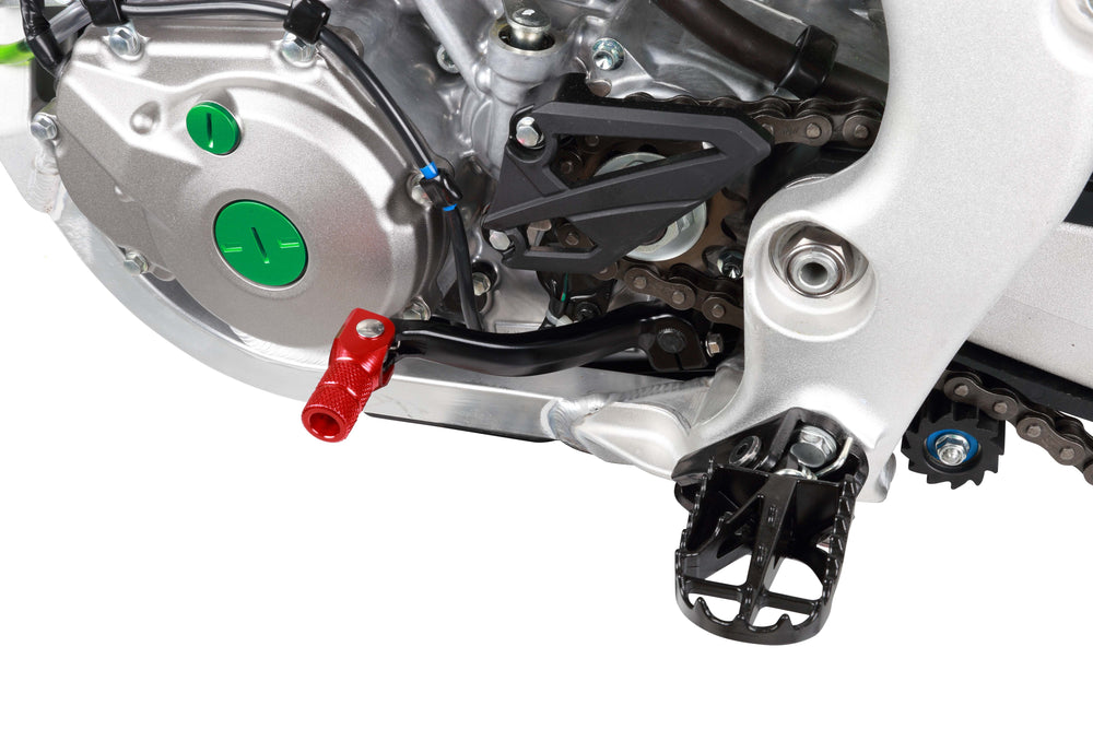 FORGED SHIFT LEVER RED HON KAW