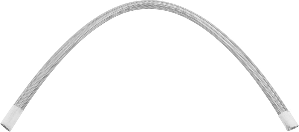 6 FT CUT -03 STAINLESS HOSE CLEAR