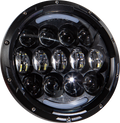 LED HEADLIGHT 7" 105W BLACK 5500/3000 LUMENS