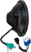 LED HEADLIGHT 7" 105W BLACK 5500/3000 LUMENS