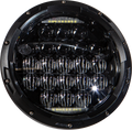 LED HEADLIGHT 7" 90W BLACK 3500/2400 LUMENS