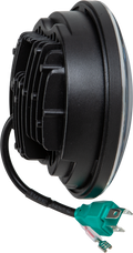 LED HEADLIGHT 5.75" 75W BLACK 3500/2000 LUMENS