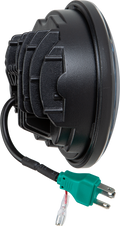 LED HEADLIGHT 5.75" 80W BLACK 4000/2200 LUMENS